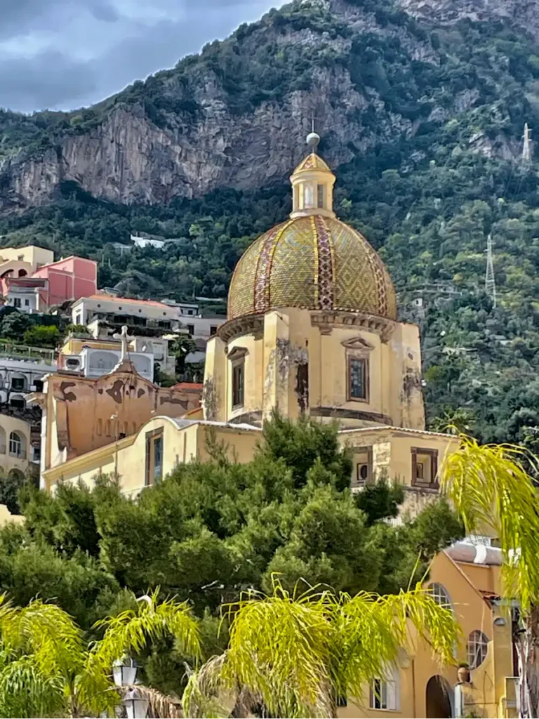 Positano Italy church steeple