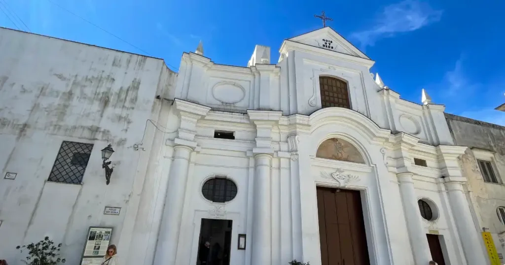 Exterior of San Michele Church in Anacapri