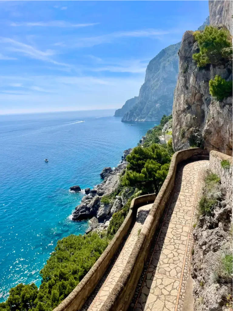 Via Krupp view of coastline and water