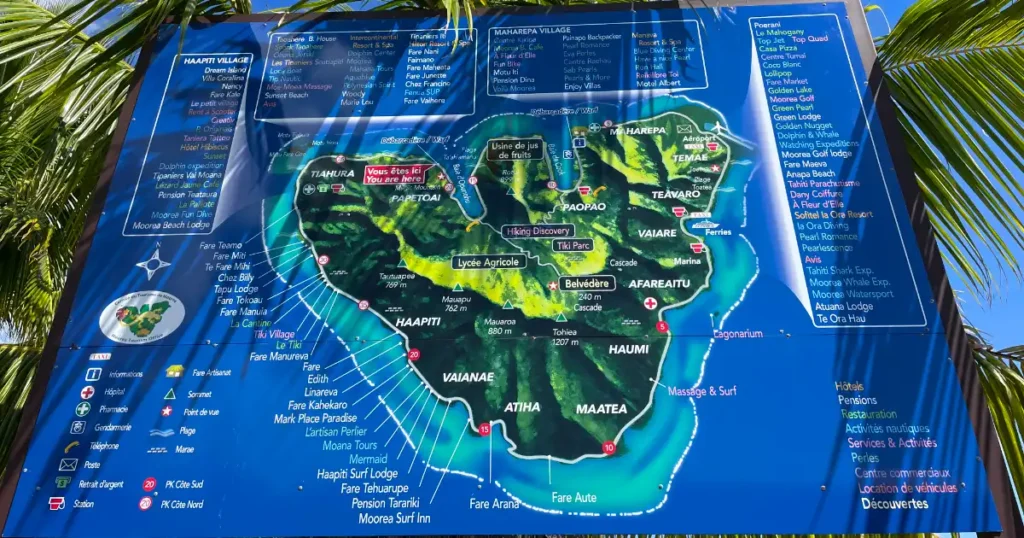 Map of Moorea