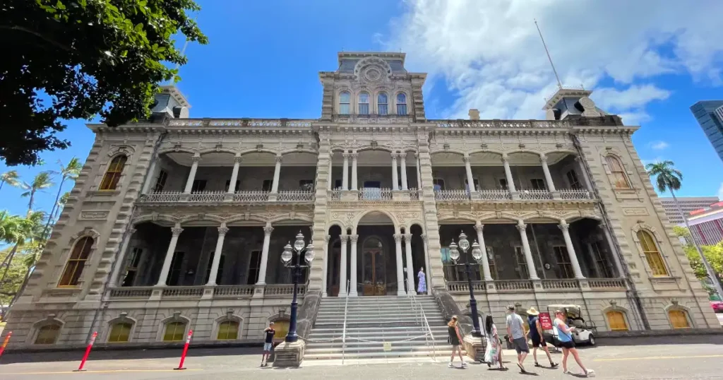 Transpacific Cruise Iolani Palace Honolulu