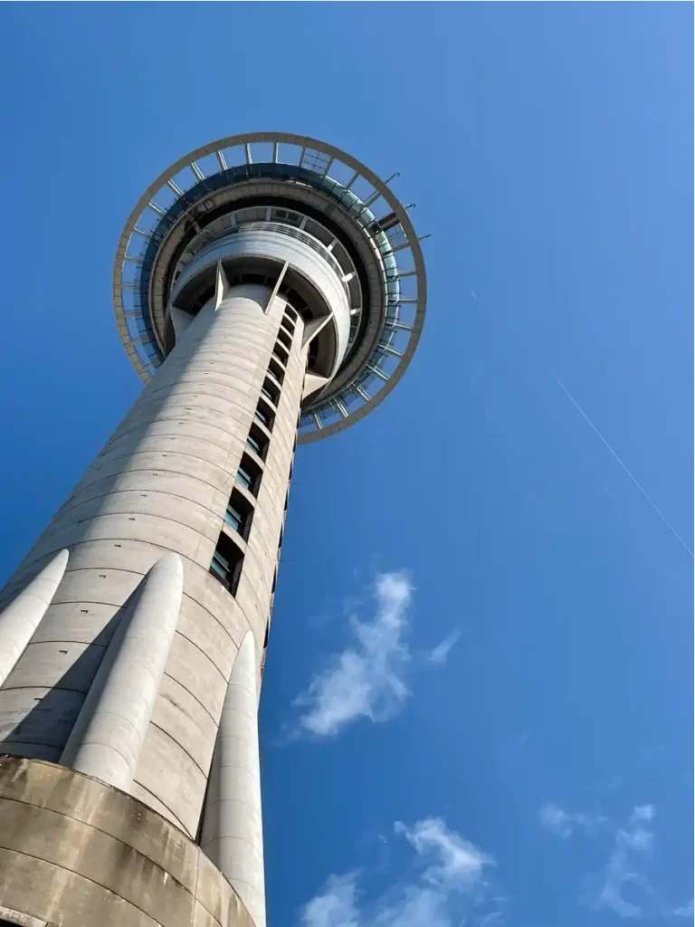 Auckland Sky Tower Looking up from the ground