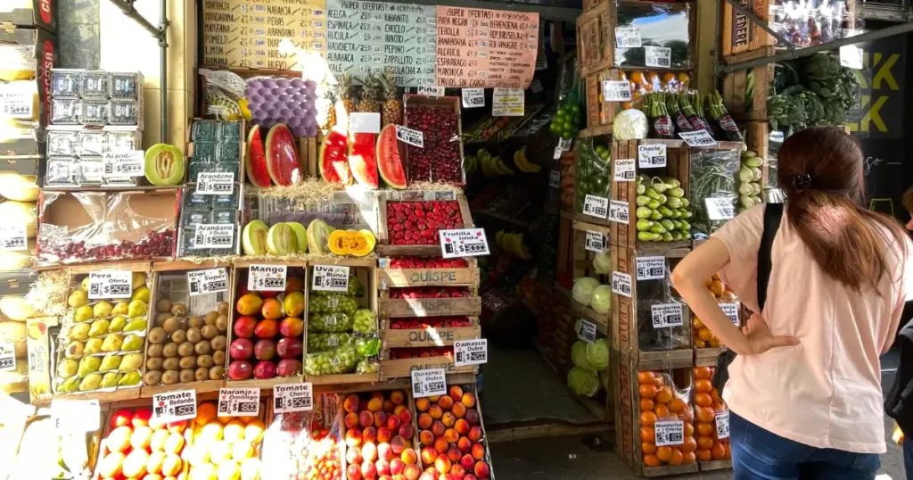 Shopping at a Local Fruteria