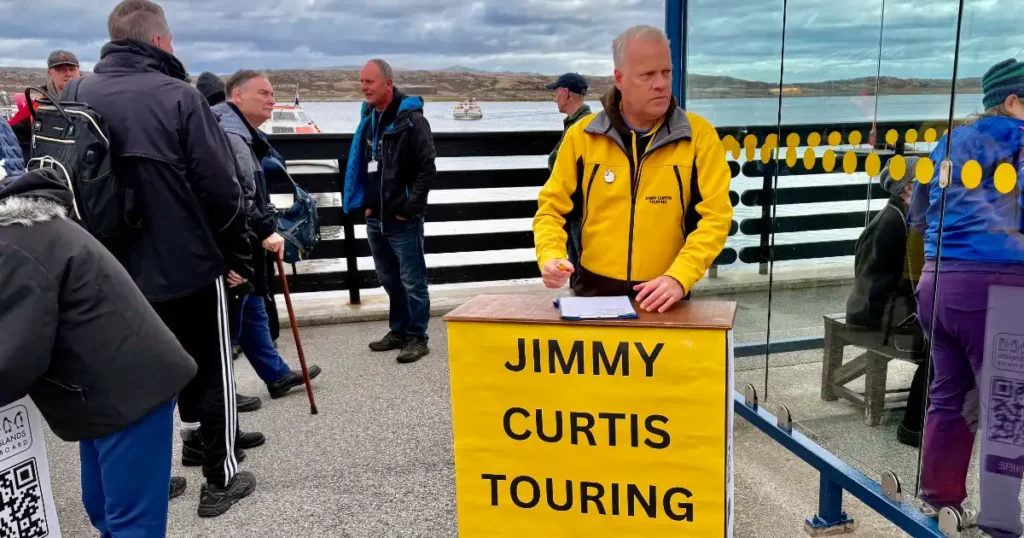 Jimmy Curtis Touring Image of Jimmy at dock