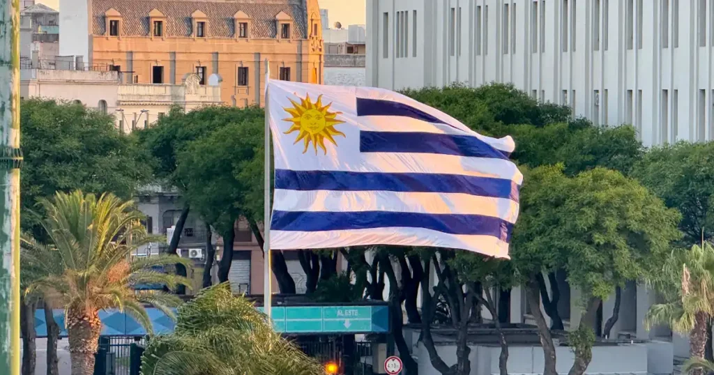 Montevideo Picture of Uruguay Flag