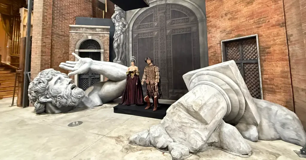 Original set from a production at Theater Colon, now on display at Colon Fabrica