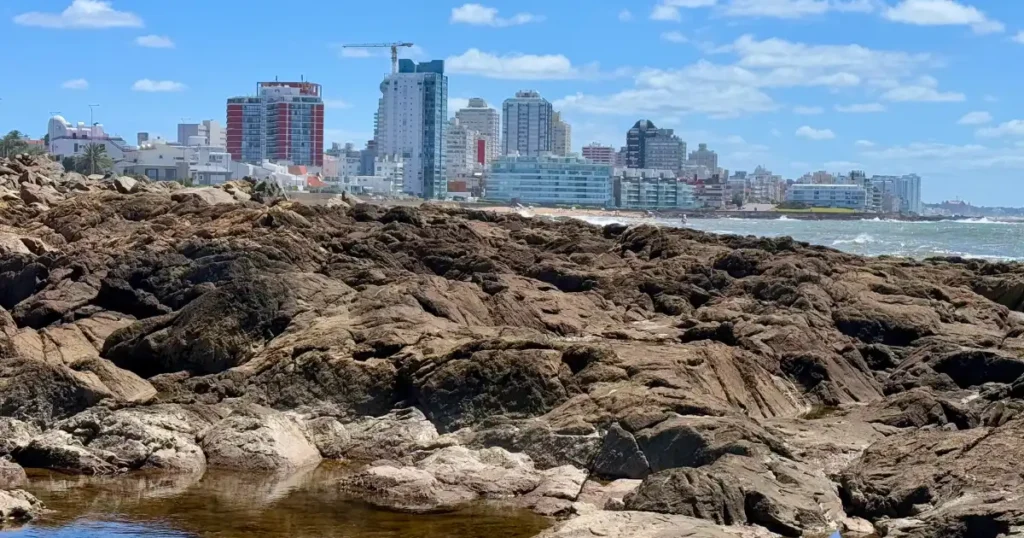 Punta del Este City Skyline View