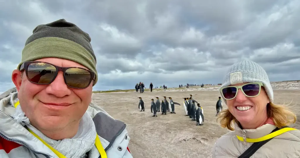 What we wore for our Volunteer Point Penguin Tour